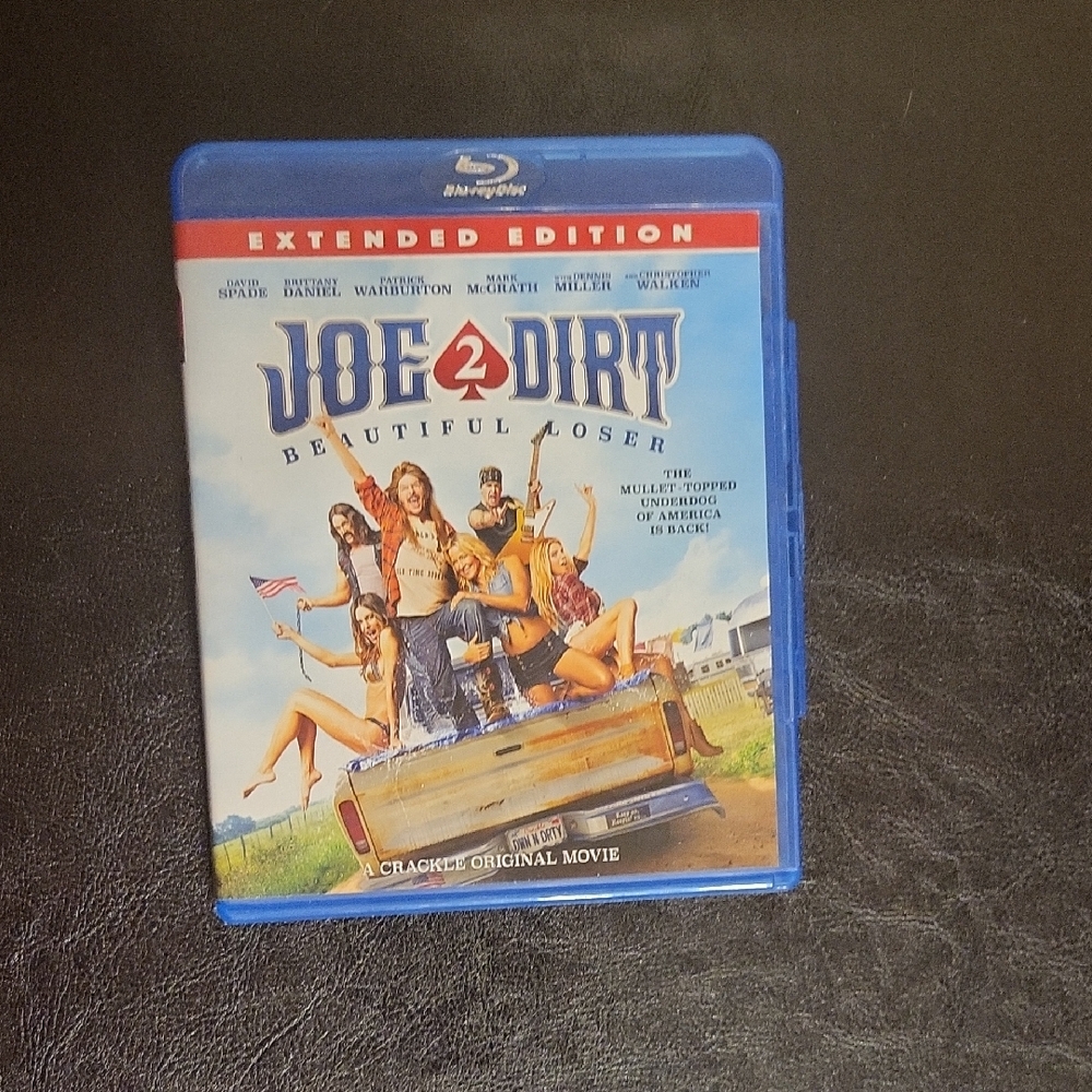 Joe Dirt 2: Beautiful Loser Blu-ray - Blue Case